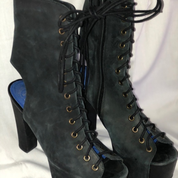 COPY - Jeffrey Campbell lace up boots - Picture 3 of 5